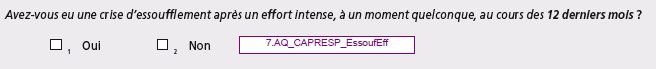 I- Question EssoufEff_Capresp